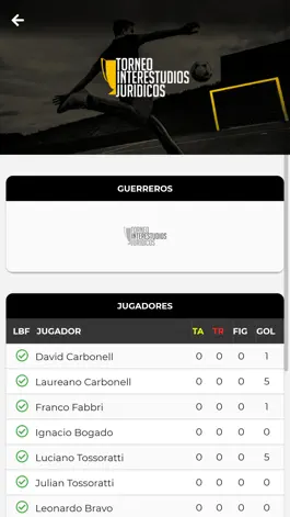 Game screenshot Torneo Interestudios Juridicos apk