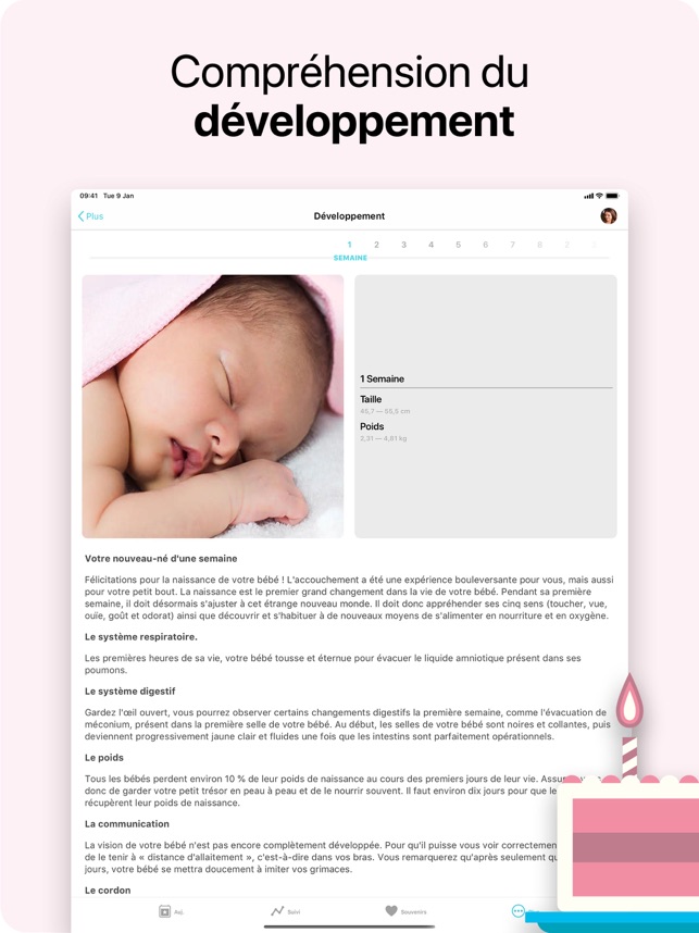 Bebe Suivi De Croissance Dans L App Store