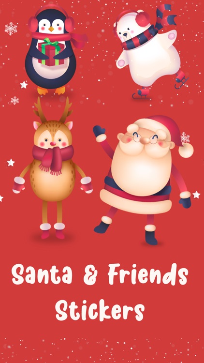 Santa & Friends Stickers