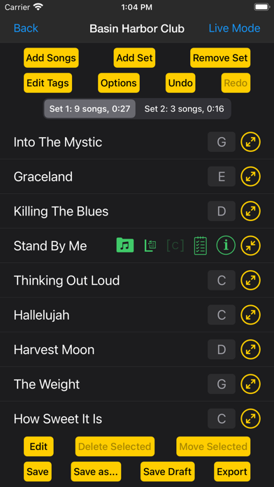 Set Genie – Setlist Helper screenshot 2