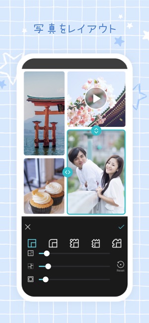 Photogrid 写真 動画コラージュ をapp Storeで