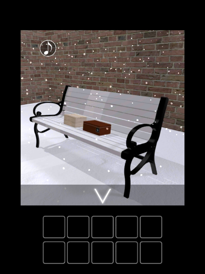 脱出ゲーム 雪降る庭