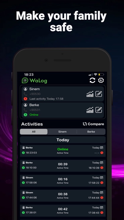 WaLog - Online Tracker