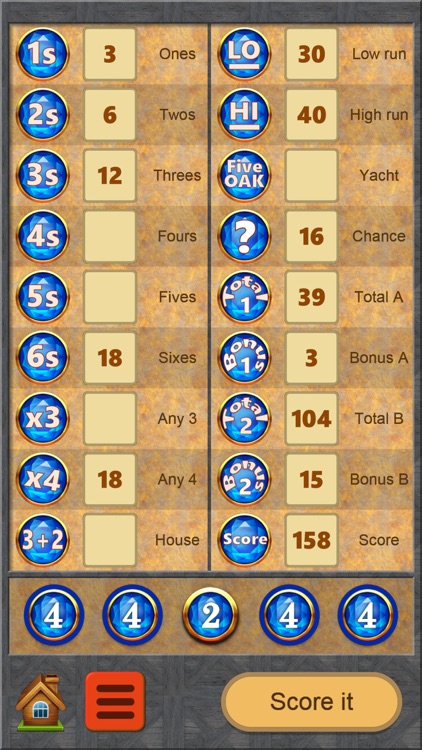 FiveOAK, yatzy dice game screenshot-5