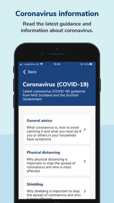 NHS24:Covid-19 screenshot 4