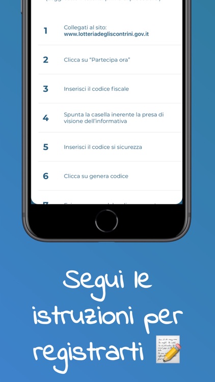 Lotteria Scontrini App