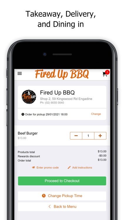 Fired Up BBQ Online Ordering