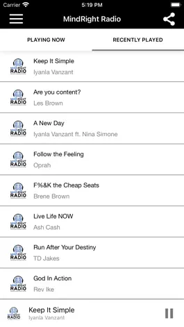 Game screenshot MindRight Radio apk