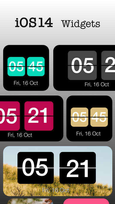 Flip Clock - Digital Clock screenshot 2