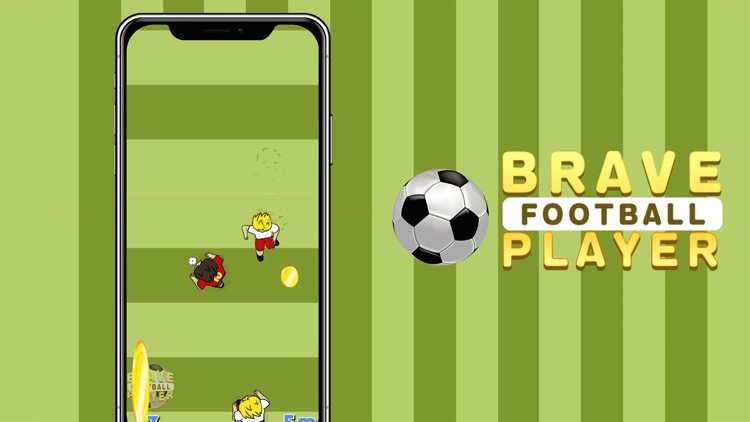 Brave football player