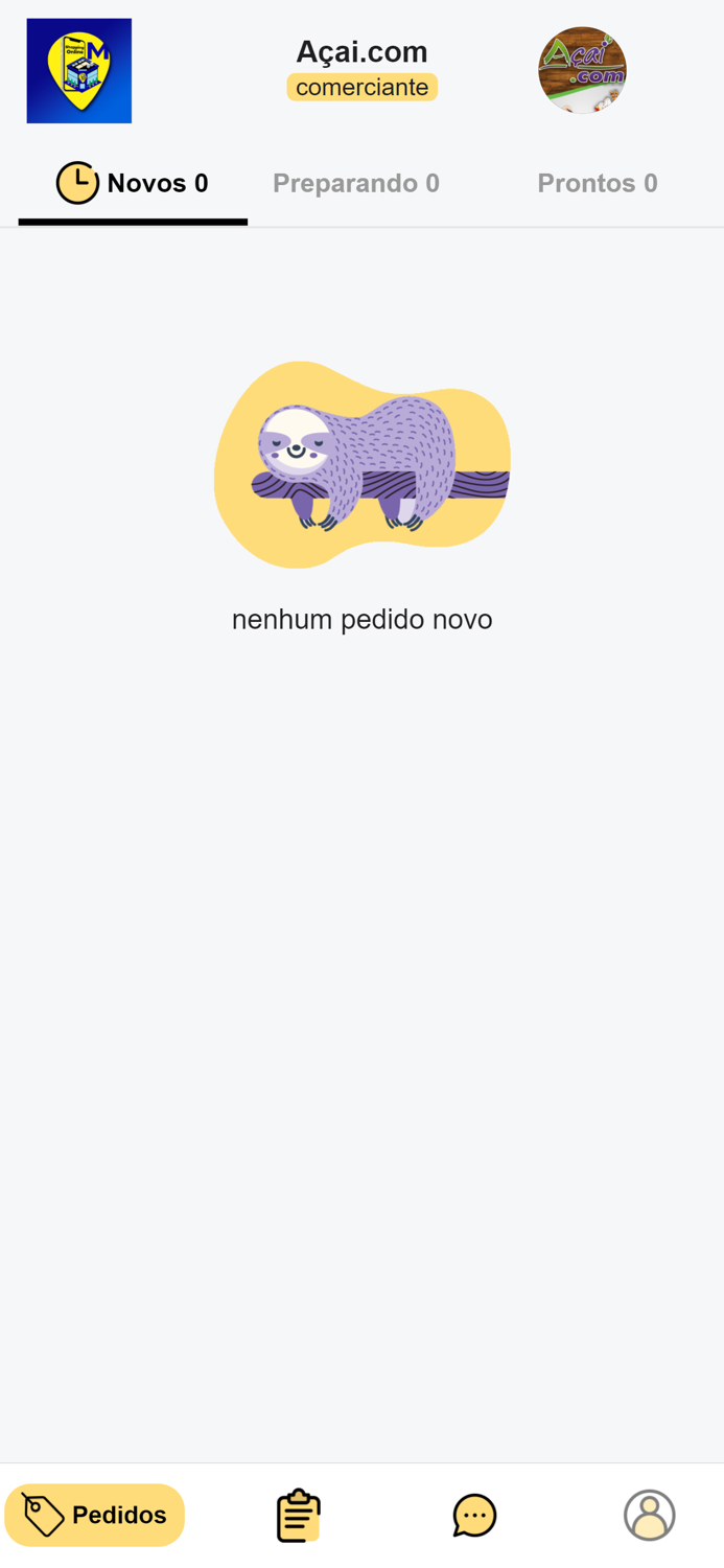 Mercadão Local - Pedidos
