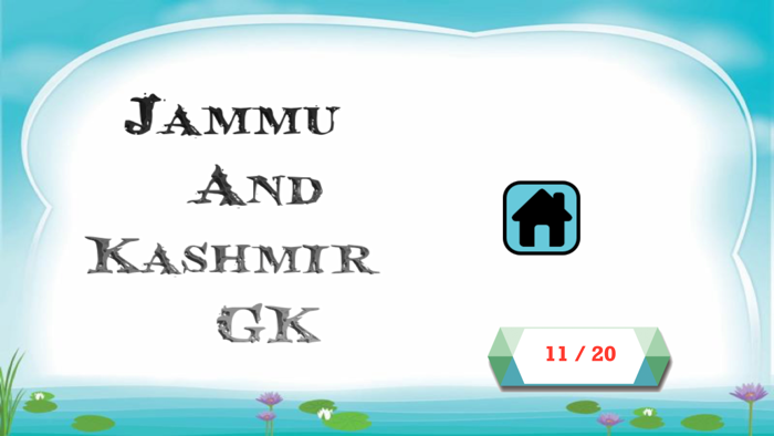 Jammu And Kashmir GK