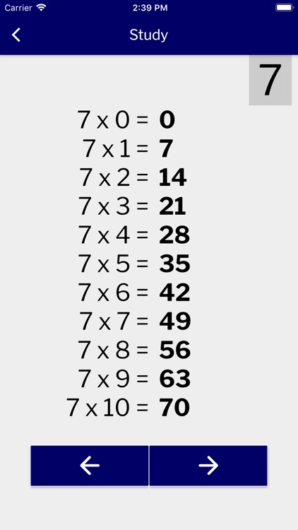 Math Tables Practice screenshot-7