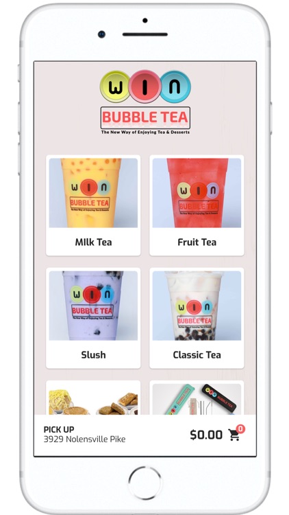 WIN Bubble Tea App