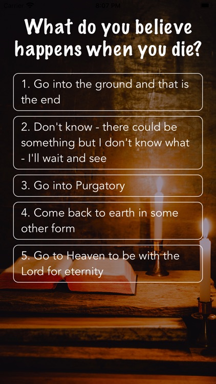 Spiritual Health Check