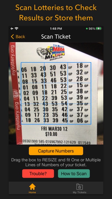 Lottery results-Ticket scanner screenshot 2