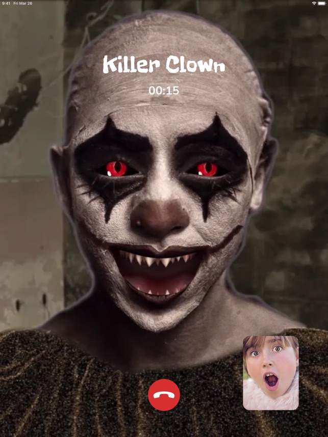 Video Call From Killer Clown On The App Store - roblox creepy clown video