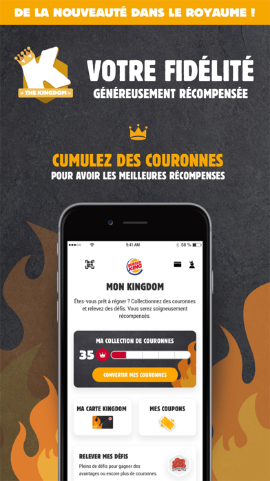 BURGER KING France iphone captures décran