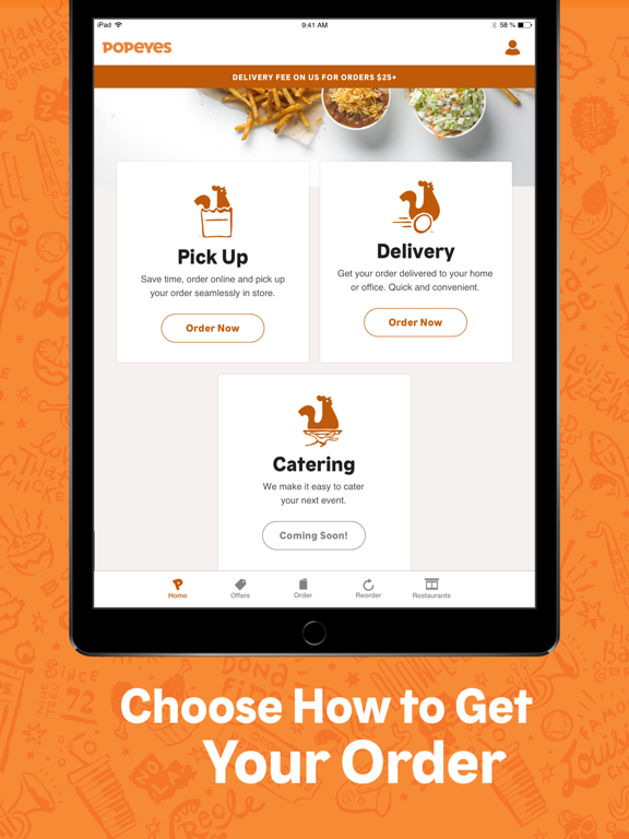 iPad Image of Popeyes®