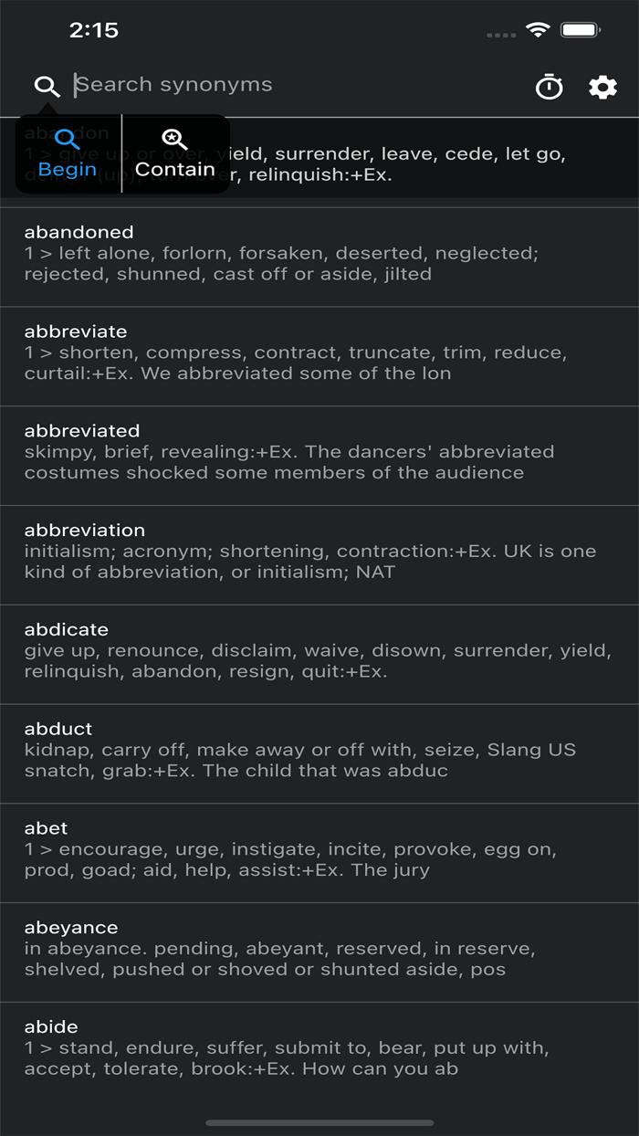 A-Z Synonyms Dictionary