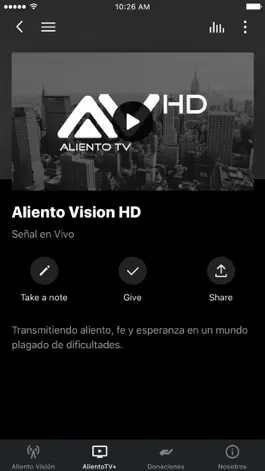 Game screenshot Aliento Vision TV Network hack
