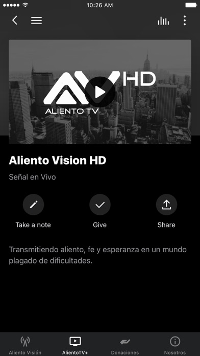 Aliento Vision TV Network screenshot 3