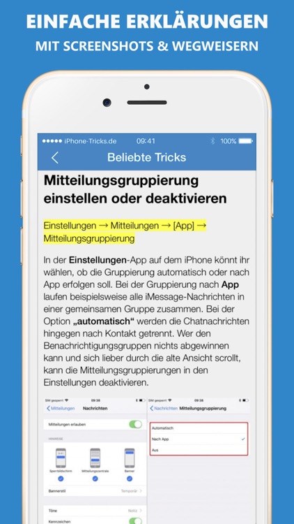 Tricks fürs iPhone (Pro)