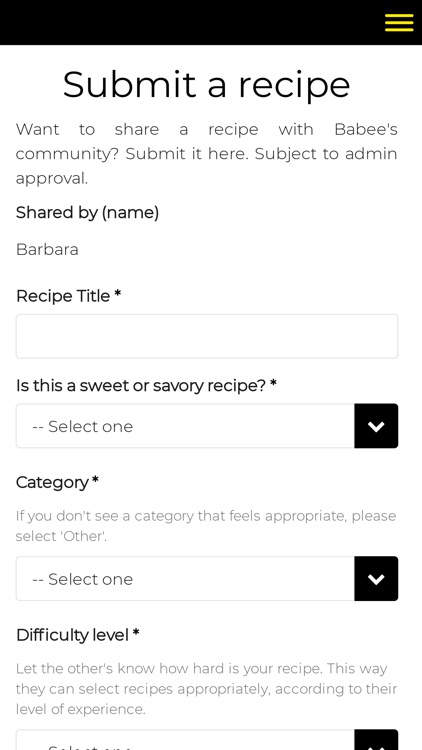 Babee Family Recipes