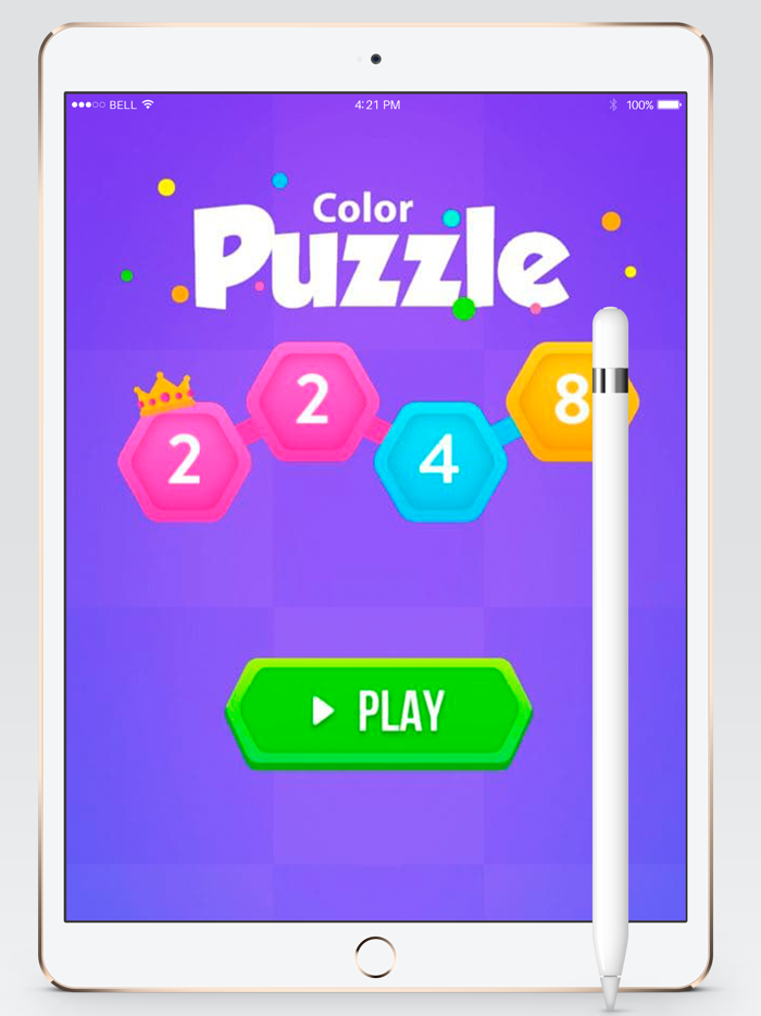 Color puzzle by numbers