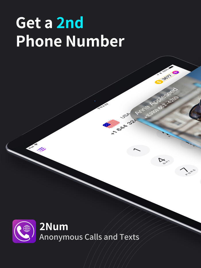 2Num Private 2nd Phone Number