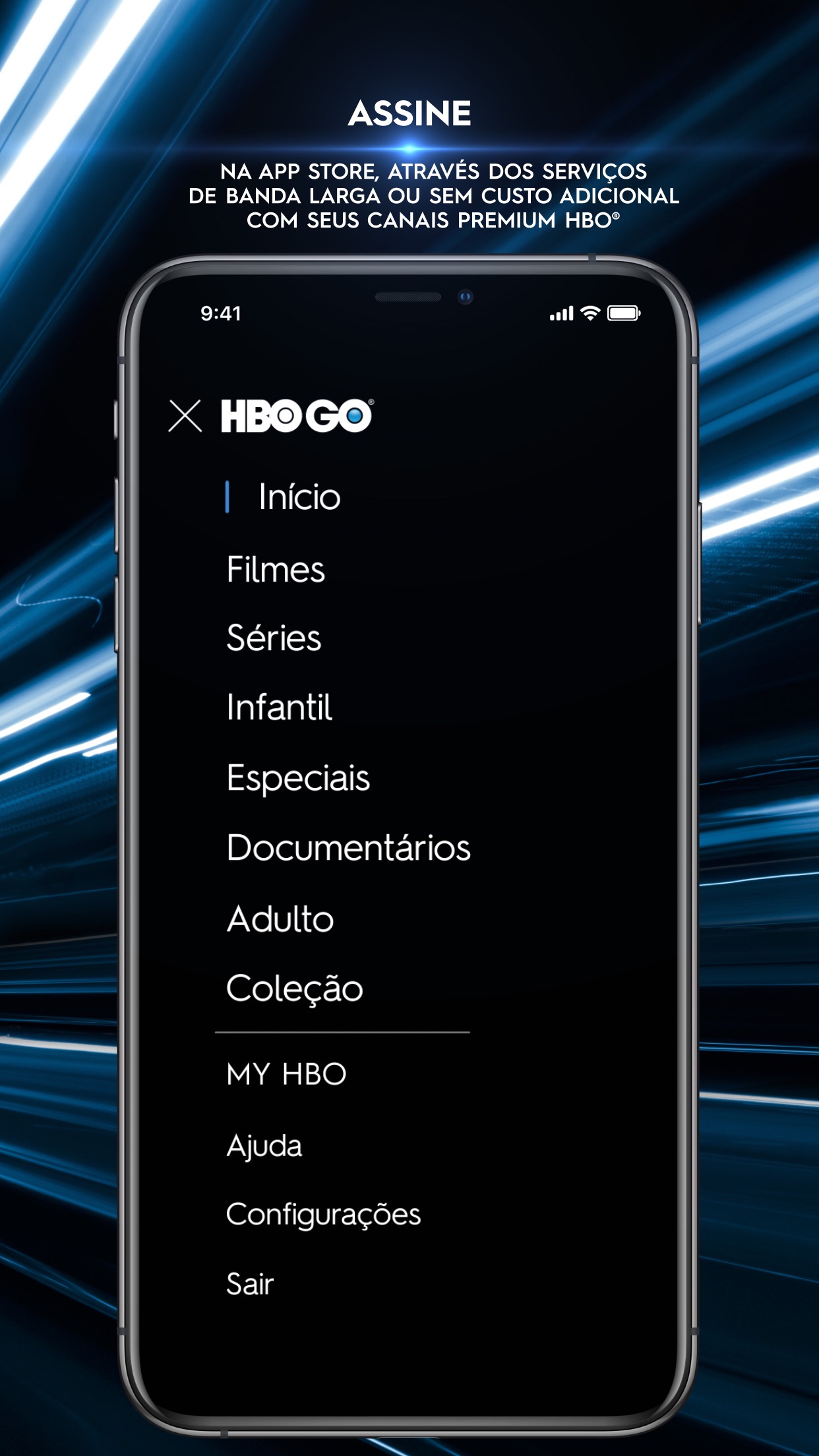 Screenshot do app HBO GO ®