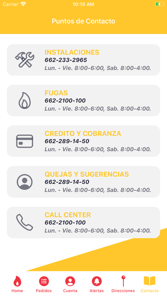 Hidrogas de Agua Prieta App