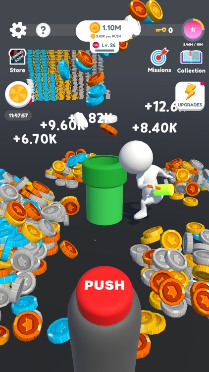 Idle Coin Button: Bitcoin game screenshot-4