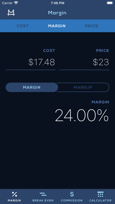 How to cancel & delete Cost Margin Calculator from iphone & ipad 2