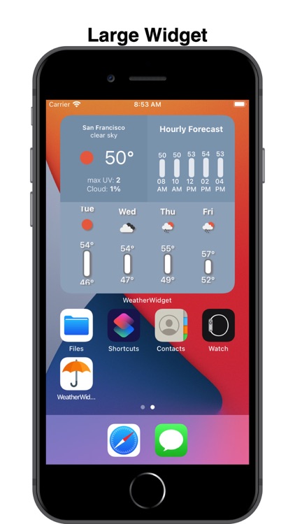 WeatherWidget: Quick Glance
