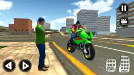 Game screenshot Flying Bike Taxi Simulator apk