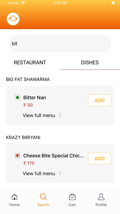 Tango-Online Food Delivery App screenshot-4