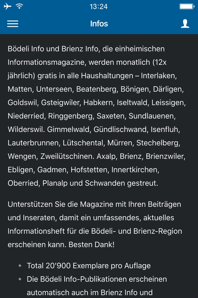 BrienzInfo screenshot 4