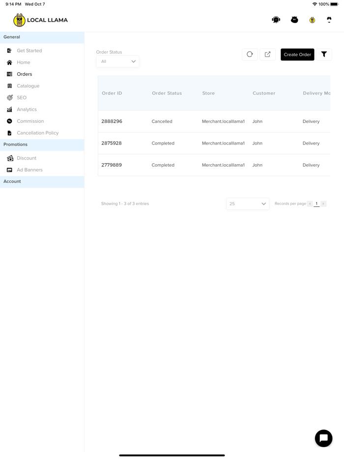 Local Llama Order Manager