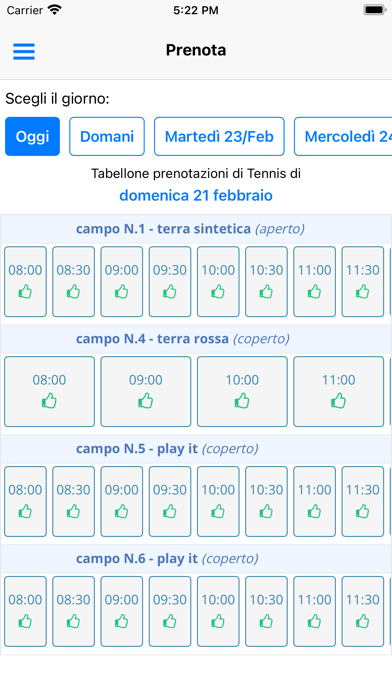 Screenshot of Tennis Club Maniago3
