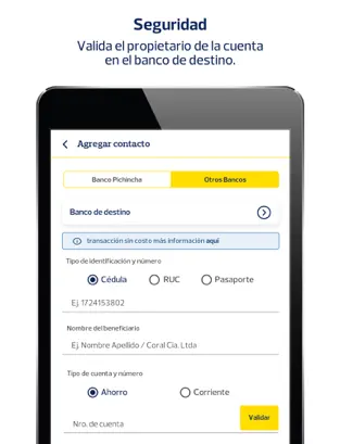 Screenshot 3 PICHINCHA BANCA MOVIL iphone