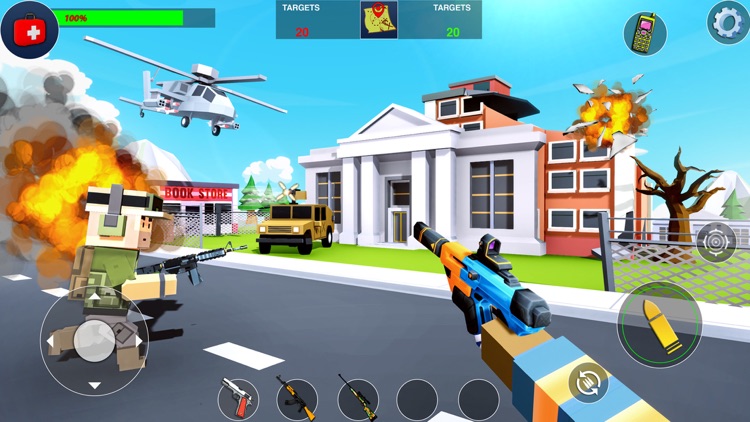 Pixel Cover Strike FPS Shooter