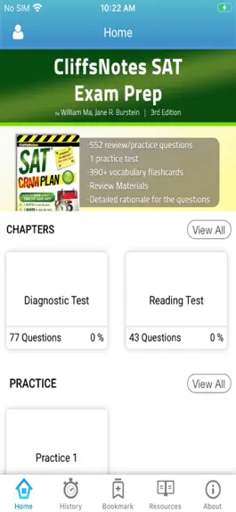 Game screenshot CliffsNotes SAT Test prep mod apk