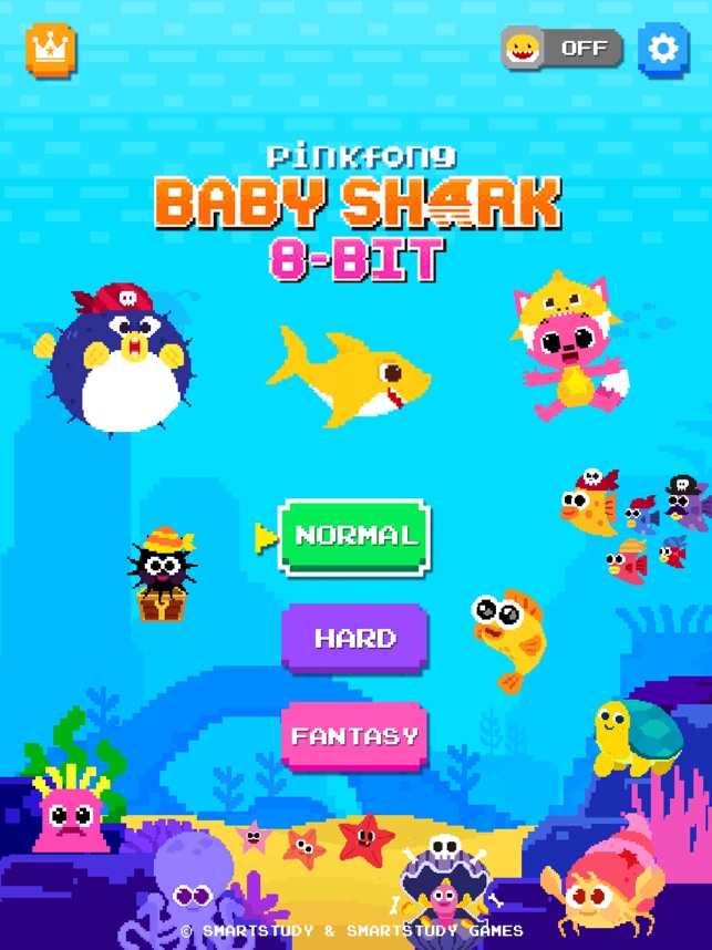 2024 Baby Shark 8BIT For IPhone IPad Windows PC   643x0w 