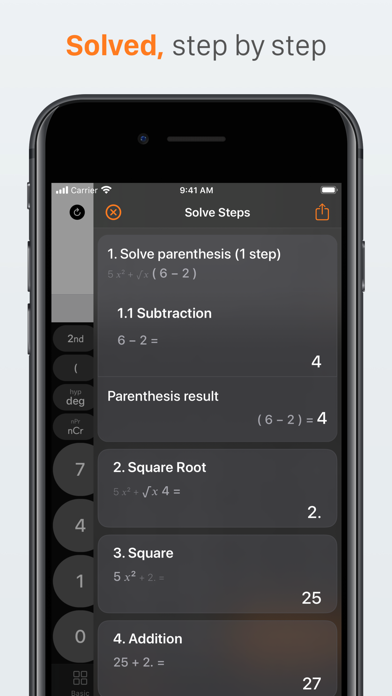 Calculator, basic and advanced screenshot 3