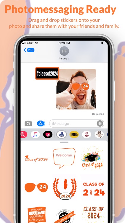 Clemson Class of 2024 Stickers screenshot-3