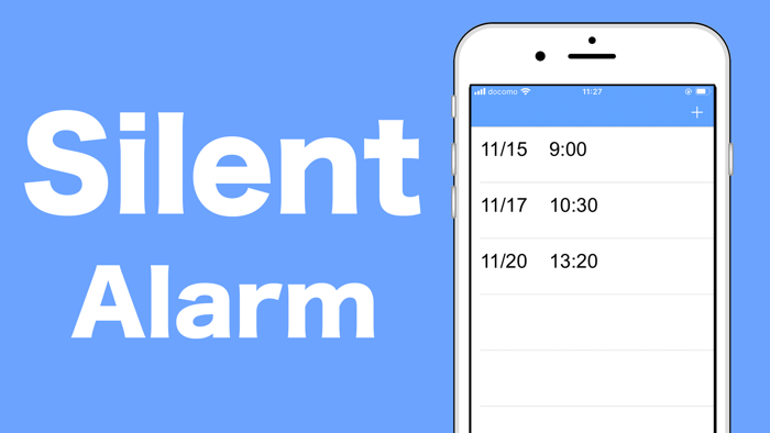 SilentAlarm alarm clock app