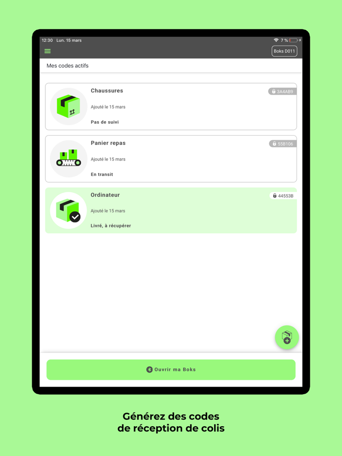 Boks  boite à colis connectée