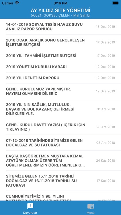 1K Bina ve Site Yönetimi