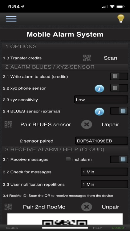 RooMo: Cell phone alarm system screenshot-6